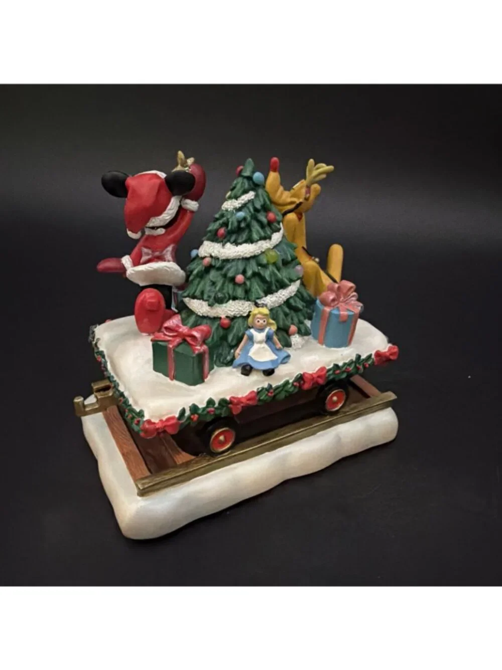 Disney Holiday Express Figurine Christmas Train Mickey Pluto Replacement Works